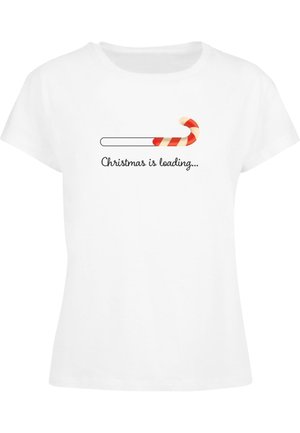 CHRISTMAS LOADING BOX TEE - T-shirt con stampa - white