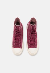 Converse CHUCK TAYLOR ALL STAR LIFT PLATFORM WORKWEAR - High-top trainers - cherry vision/saddle/egret