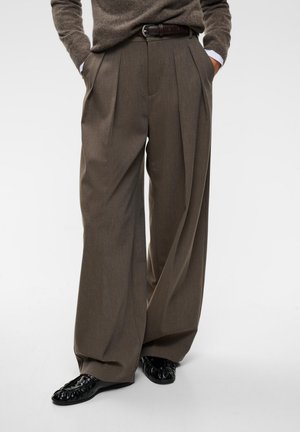 InWear, LOSANIW PLEATED PANT - Pantalon classique - brown melange