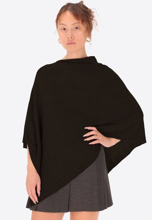 PONCHO - Mantella - chocolate