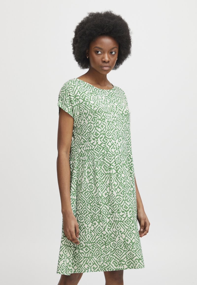 ICHI IHLISA - Jerseykleid - greenbriar ikat print
