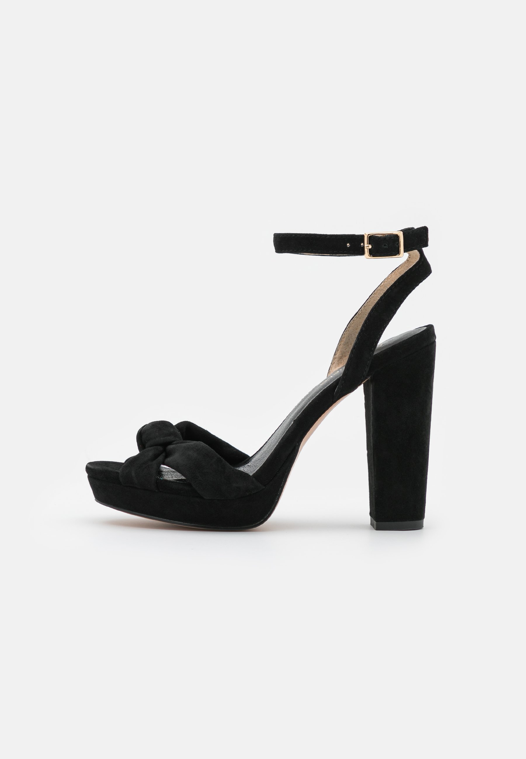 Anna Field LEATHER - Sandalen met hoge hak - black/zwart - Zalando.nl