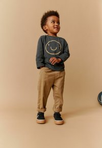 Next CHARACTER STANDARD - Langærmet T-shirt - charcoal grey smile face