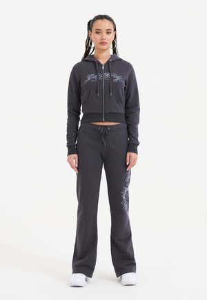 LOVE IS MYSTERY FLARED JOGGER - Jogginghose - charcoal