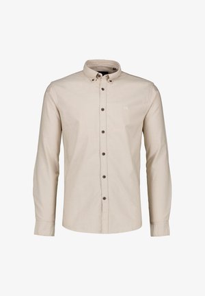Lindbergh, LINDBERGH OXFORD SUPERFLEX SHIRT L/S - Overhemd - sand