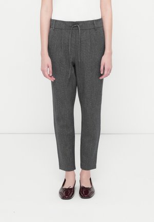 ONLPOPTRASH ELISE EASY PANT - Tygbyxor - dark grey melange