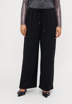 NMJASA WIDE CURVE - Pantaloni - black