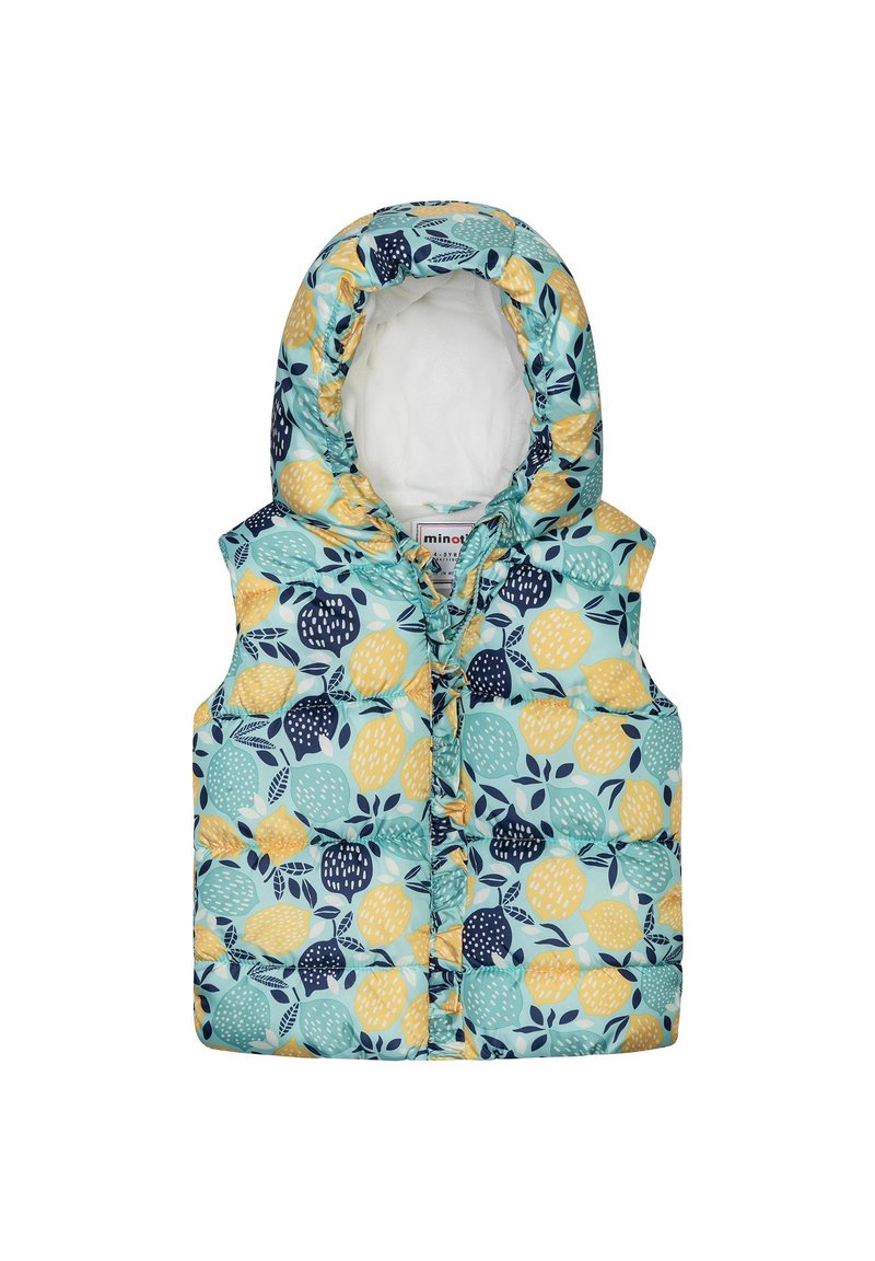 MINOTI HOODED PUFFER GILET - Väst - mint