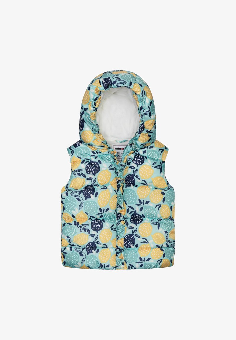 MINOTI HOODED PUFFER GILET - Vesta - mint