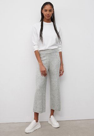 Trousers - dried clay melange