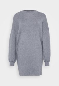 VMNANCY FUNNEL NECK DRESS - Kampsunkleit - medium grey melange