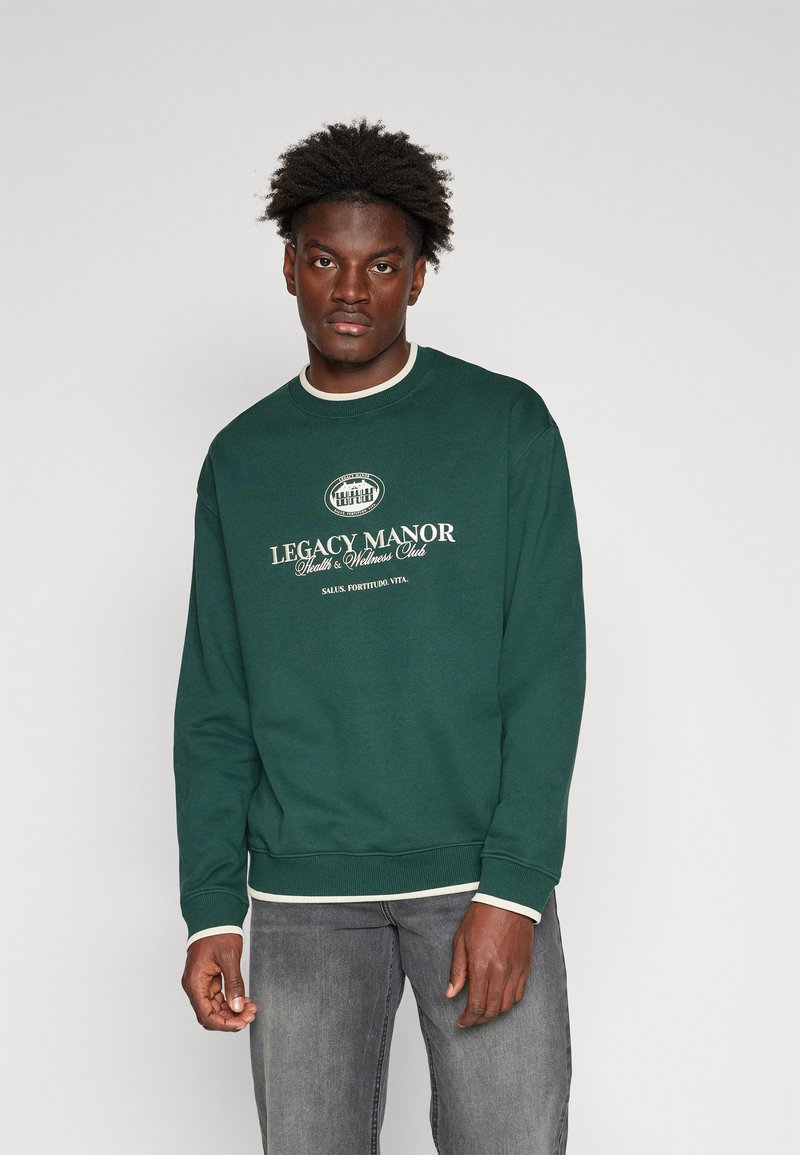 Pier One - LEGACY MANOR LOOSE CREW   - Sweatshirt - dark green, Forstørre