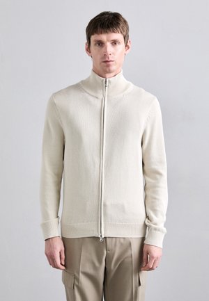 J.LINDEBERG ALEXIS FULL ZIP CARDIGAN - Cardigan - moonbeam