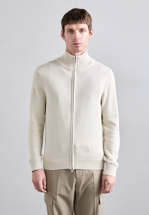 ALEXIS FULL ZIP CARDIGAN - Strickjacke - moonbeam