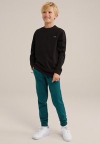 WE Fashion SALTY DOG - Pantalon de survêtement - green