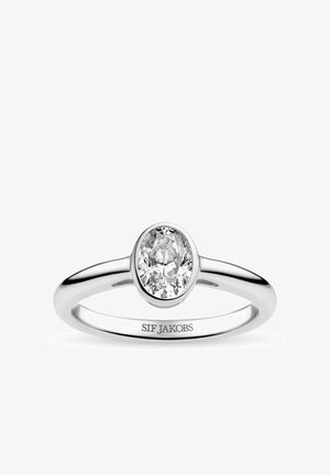 Sif Jakobs Jewellery, SARDINIEN OVALE PICCOLO - Ringe - silver-coloured