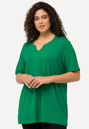 A-LINIE HALBARM - T-shirt print - emerald green
