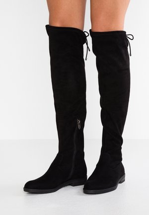 Overknees - black
