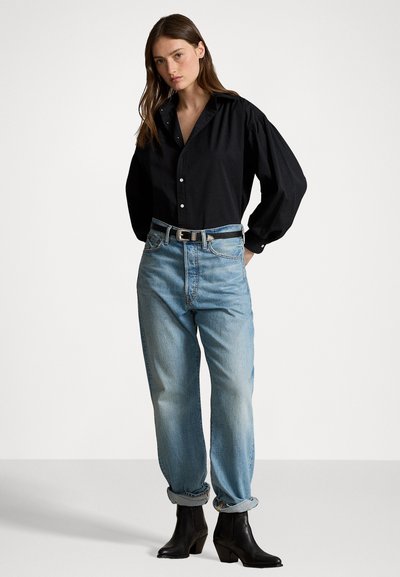 Polo Ralph Lauren SHIRRED COTTON SHIRT - Hemdbluse - black