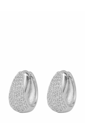 ESSENTIAL HONEY CRYSTAL OVAL  - Örhänge - s clear