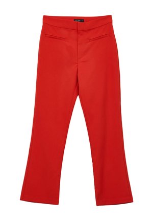 Calliope FLARE TINTA UNITA  - Trousers - rosso