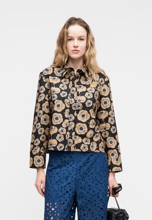 LUOTTA TUMMA - Hemdbluse - black/beige/blue