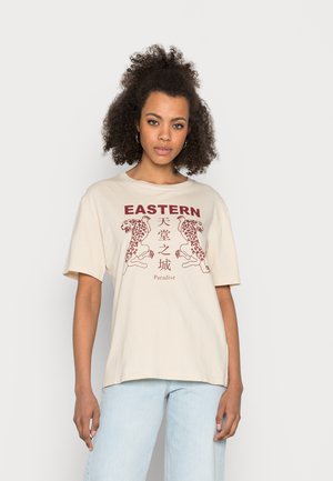 ELLIE TEE - T-shirt con stampa - beige