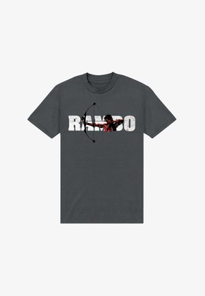 Henry Tiger, RAMBO COMPOUND BOW - T-Shirt print - charcoal grey