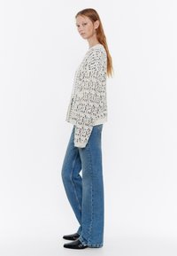 Bimba Y Lola CORTO MARFIL - Chaqueta de punto - marfil