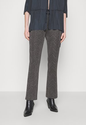 Mos Mosh SORAH ZIGZAG PANT - Kalhoty - asphalt