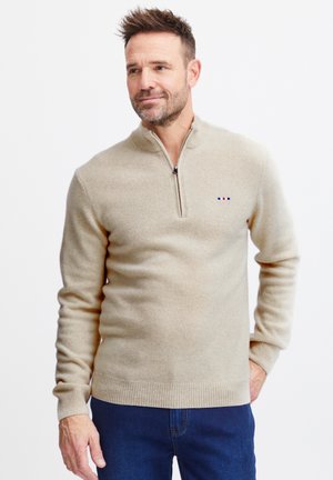 HALFZIP - Strickpullover - pewter mix