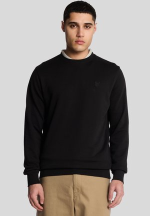MID LAYERS SUPERFINE CREW NECK - Sweatshirt - z jet black
