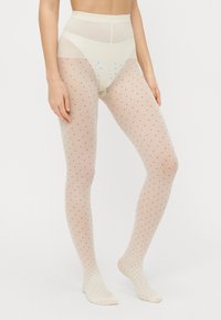 EIRA PETITE DOTS TIGHTS - Strømpebukser - ivory