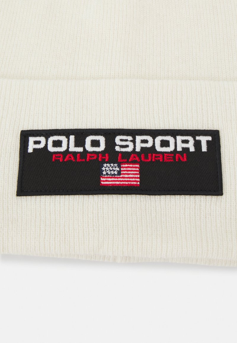 ralph lauren white beanie