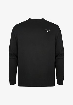 SIKSILK, Top s dlhým rukávom - black