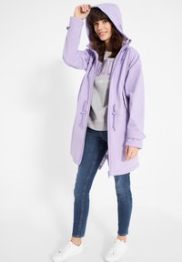 Derbe ISLAND FRIESE - Parka - purple rose off white