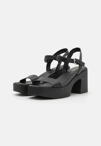 ALDO CELIE - Sandali con tacco - black