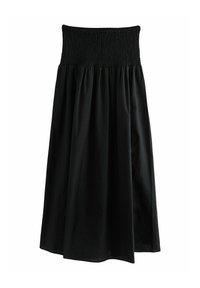 REGULAR FIT - DROP WAIST - Maxi sukně - black