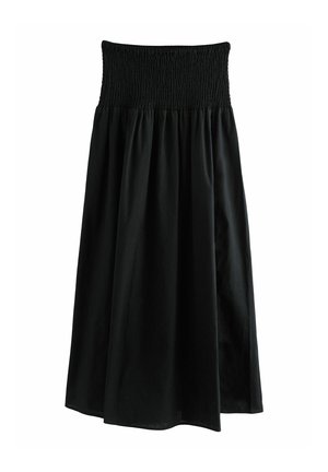 REGULAR FIT - DROP WAIST - Maxirock - black