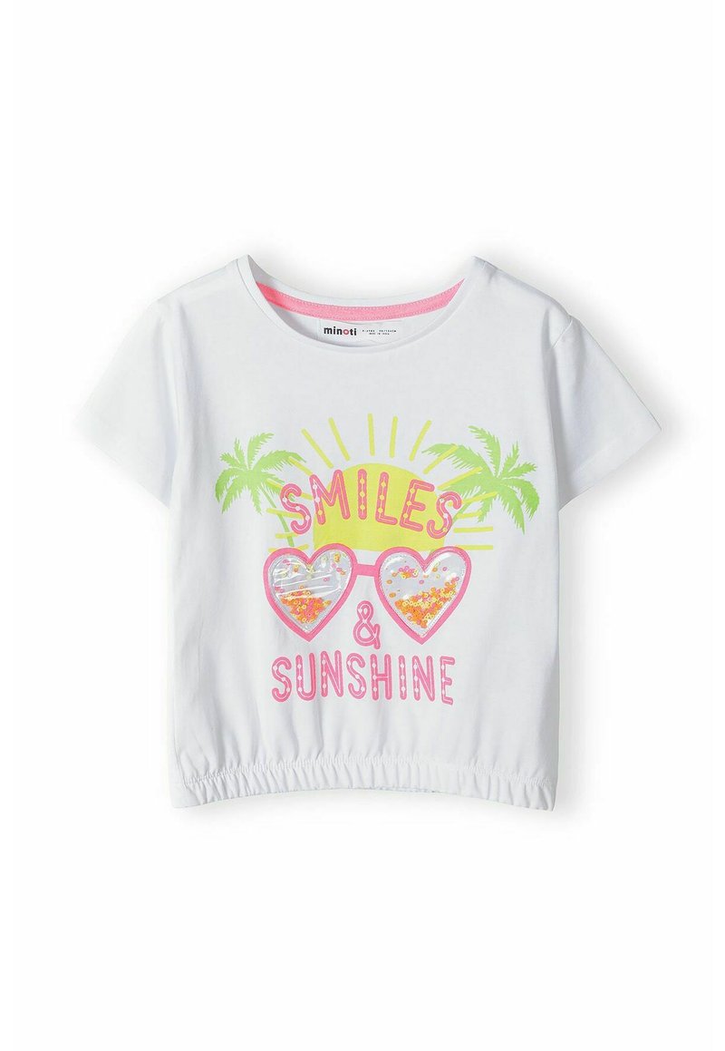 MINOTI T-shirt print wit MINOTI T-shirt print wit