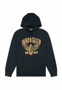 Wrangler Felpa con cappuccio - black