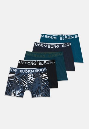 5 PACK - Boxerky - black/blue