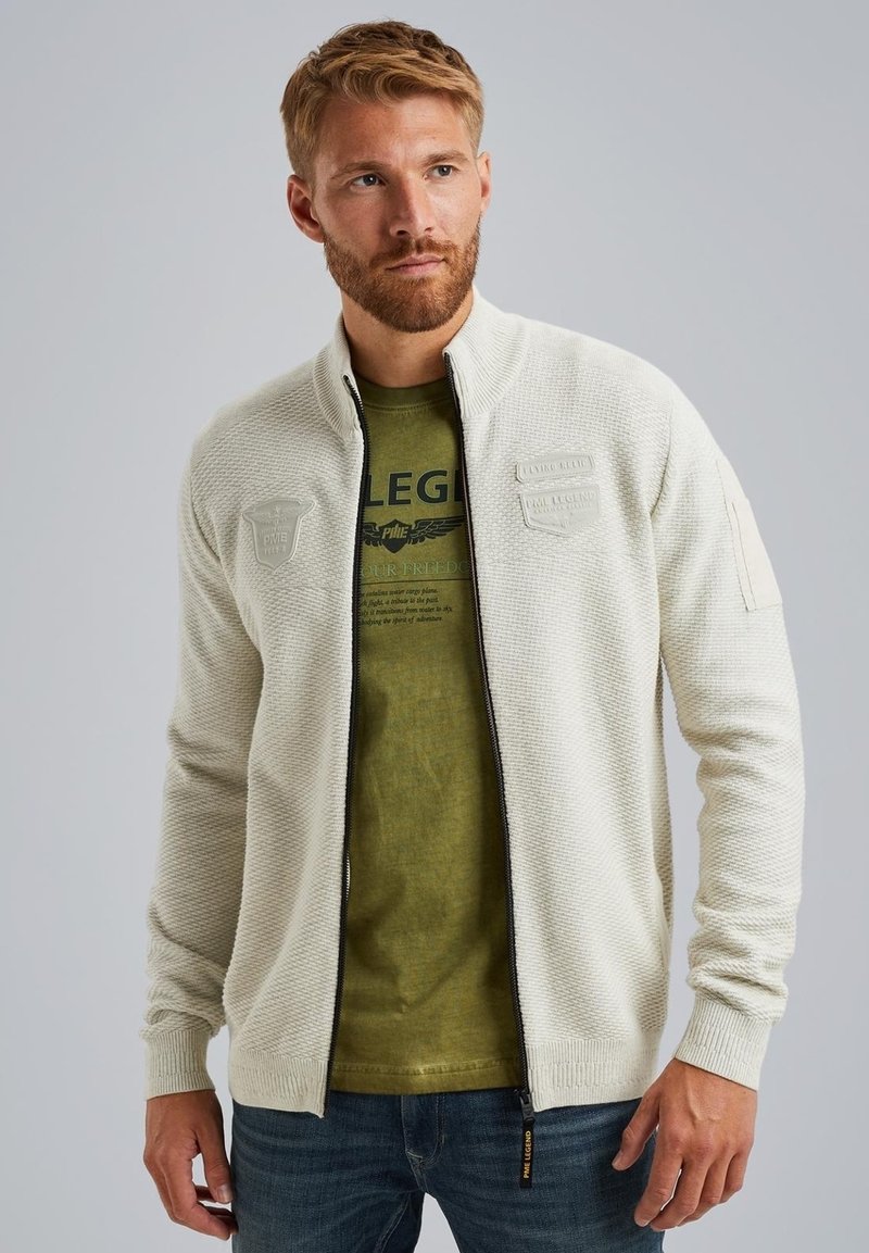 PME Legend - Cardigan - bone white melee, Enlarge