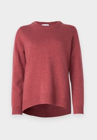 Davida Cashmere STRAIGHT O-NECK - Jumper - rust red
