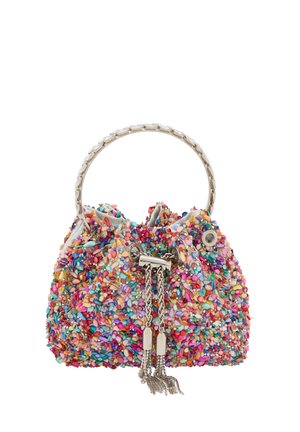 BUCKET - Taška s příčným popruhem - silver multicolor