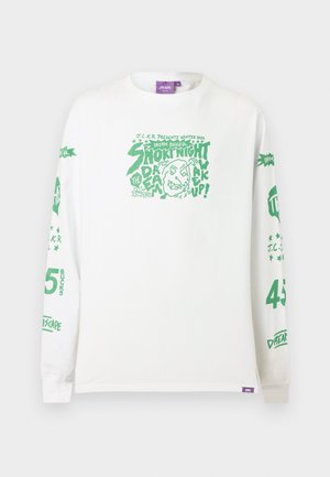 WAKE UP LONG SLEEVES UNISEX - Μπλούζα με μακριά μανίκια - white
