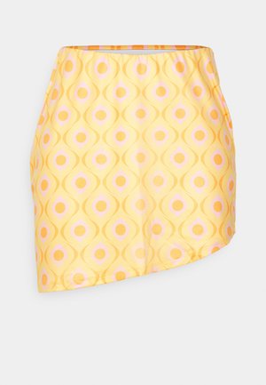 Noisy May, NMSISSI ASYMMETRIC SHORT SKIRT - Minisukňa - quartz pink