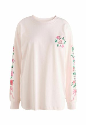 Cath Kidston, LONG SLEEVE T-SHIRT - Langærmet T-shirt - pale pink rose print