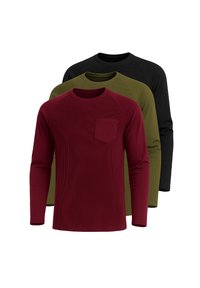 Unausgewählt, black/olive/burgundy