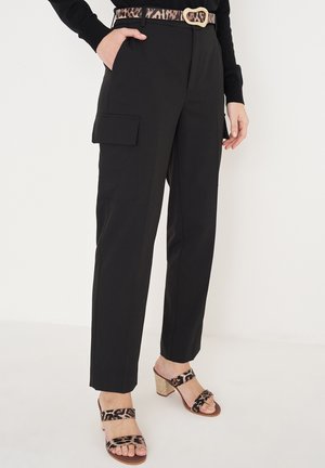 Camomilla Italia Pantalon cargo - black plain